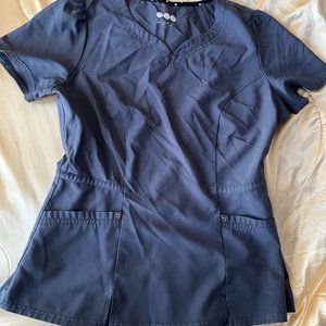 HeartSoul Love Always Lovely V-Neck Top (used) Women's scrubs